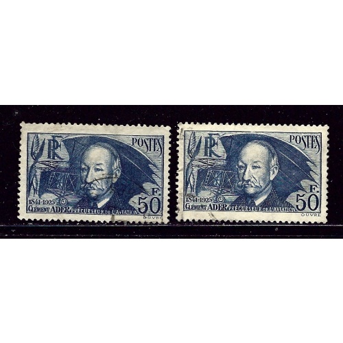 France 349 and 349a Used 1938 issues both shades    (ap3050)