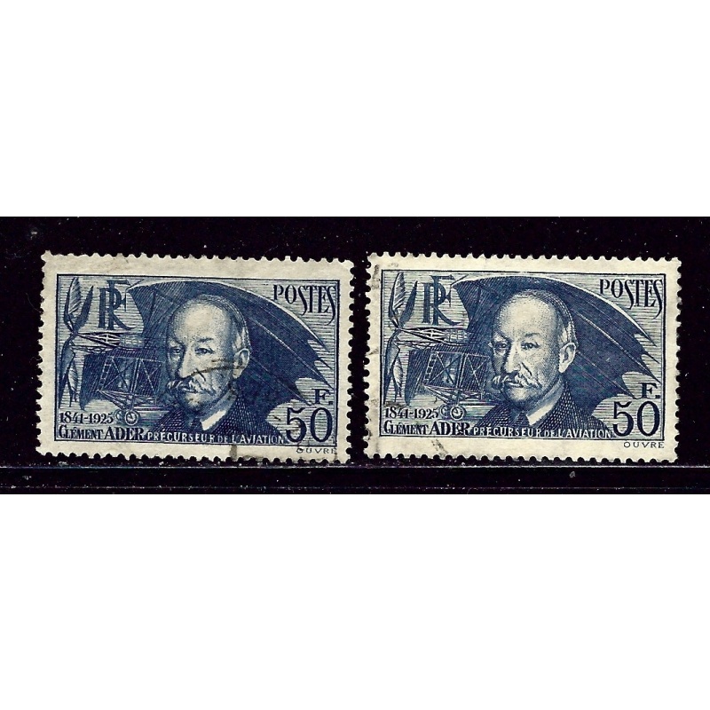 France 349 and 349a Used 1938 issues both shades    (ap3050)