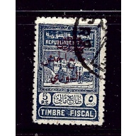 Syria RA4 Used 1945 overprint