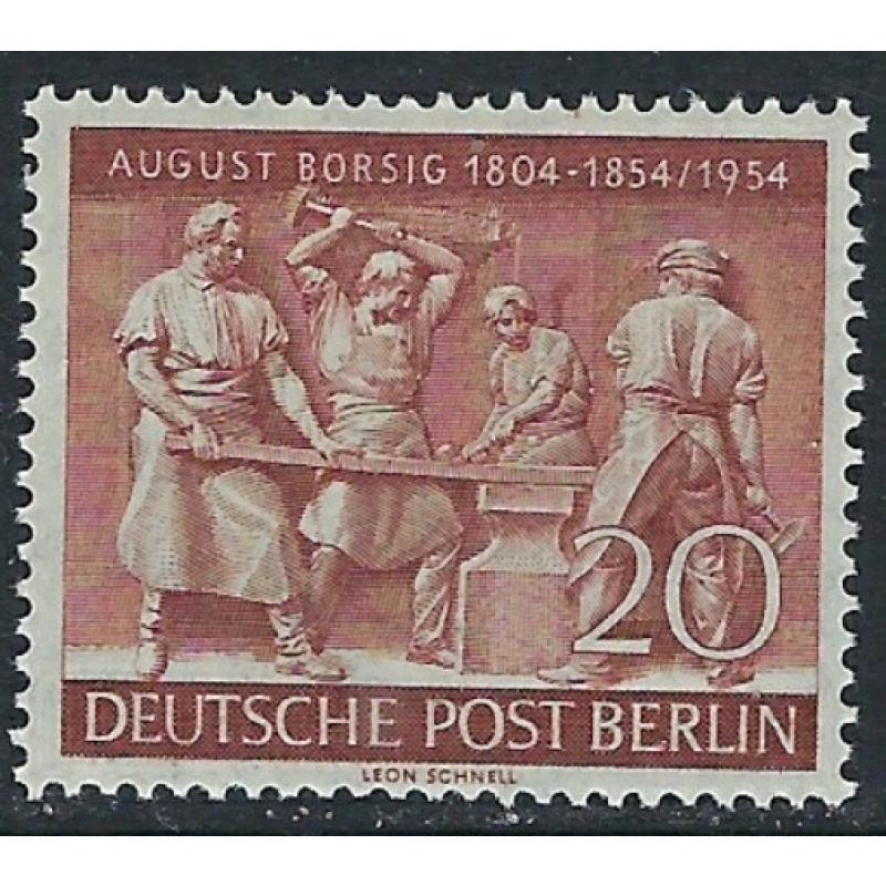 Germany Berlin 9N112 MLH 1954 issue (ak4219)