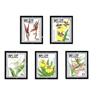 Belize 985-90 MNH 1992 Easter (Orchids)