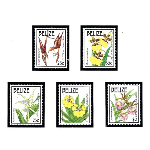 Belize 985-90 MNH 1992 Easter (Orchids)