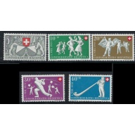 Switzerland B201-05 MNH 1951 set (fe9863)