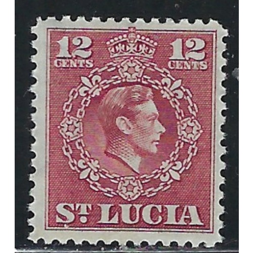 St Lucia 142 MLH 1949 issue (an6602)