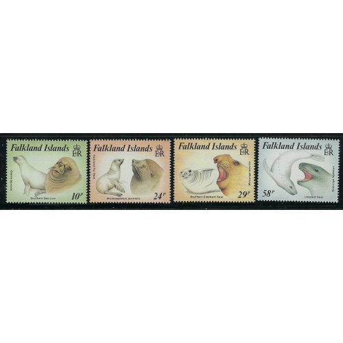 Falkland Is 461-64 MNH 1987 Seals (ha1538)