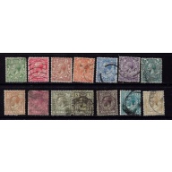 Great Britain 159-72 Used 1912-13 complete set