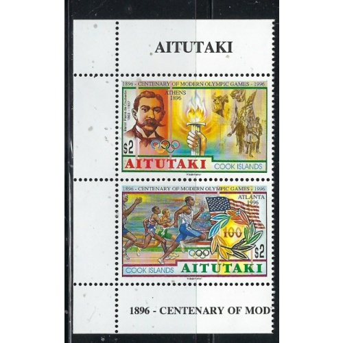 Aitutaki 519a MNH 1996 Olympics (an2539)