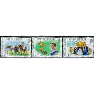Falkland Is 254-56 MNH 1977 QEII Silver Jubilee (an4194)