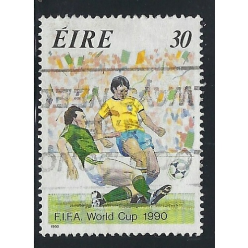 Ireland 799 Used 1990 Soccer (fe9855)