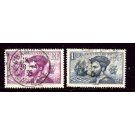 France 296-97 Used 1934 Jacques Cartier    (ap3943)