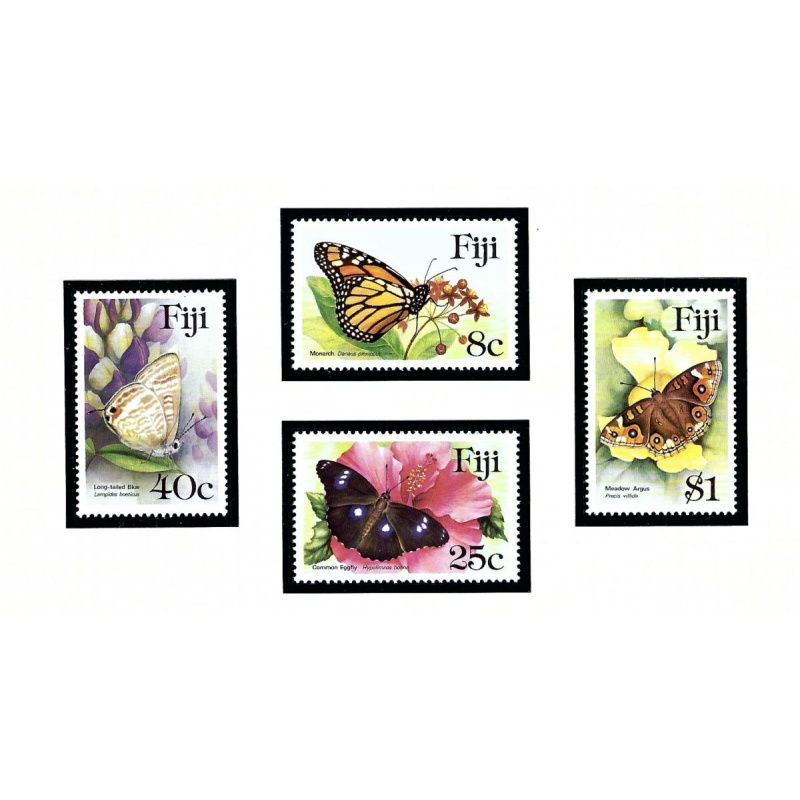 Fiji 523-26 MNH 1985 Butterflies