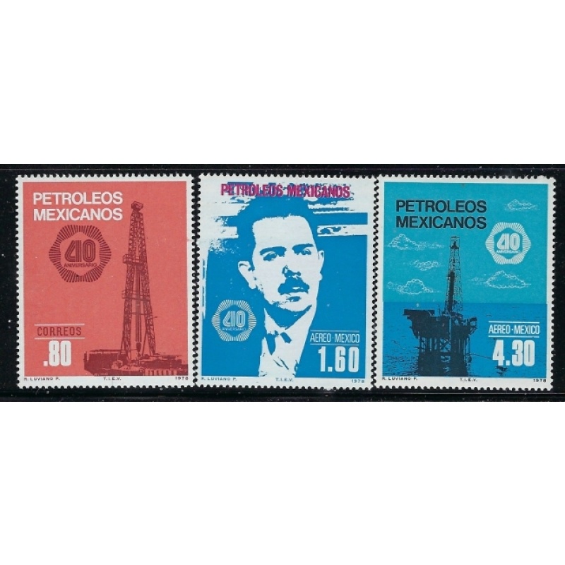 Mexico 1161; C556-57 MH 1978 issues (ak1682)