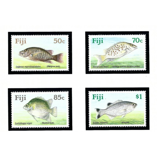 Fiji 619-22 MNH 1990 Fish