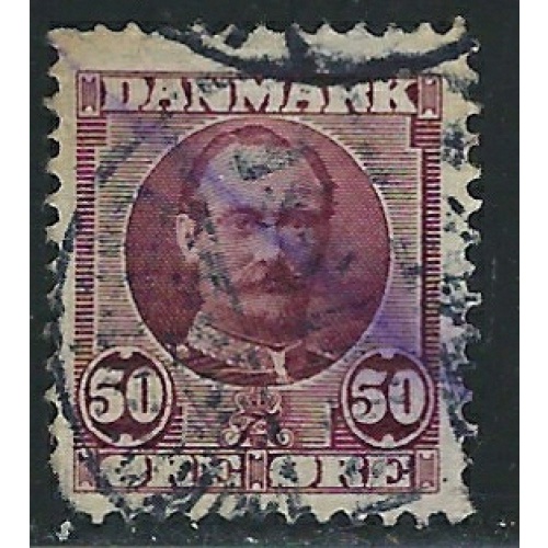 Denmark 77 Used 1907 issue (fe4423)