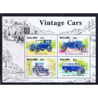Malawi 565a NH 1990 Vintage Cars S/S