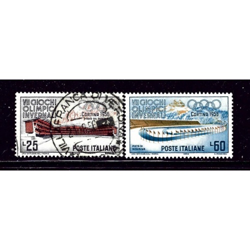 Italy 707-08 Used 1956 Olympic issues