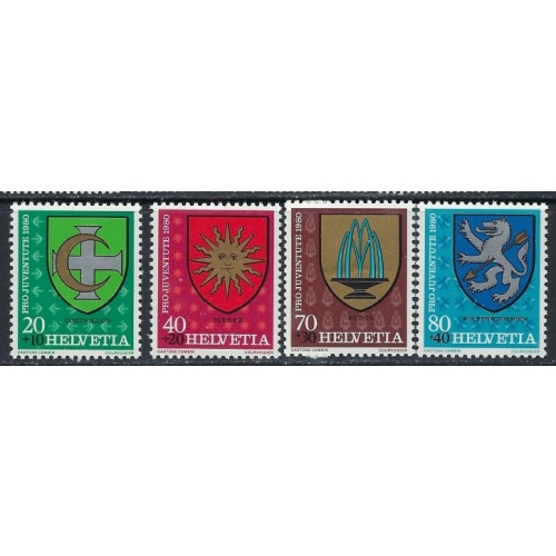 Switzerland B475-78 MNH 1980 set (ak4416)