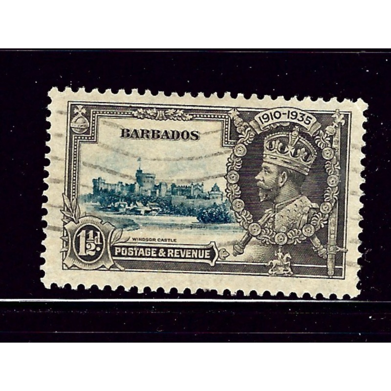 Barbados 187 Used 1935 KGV Silver Jubilee