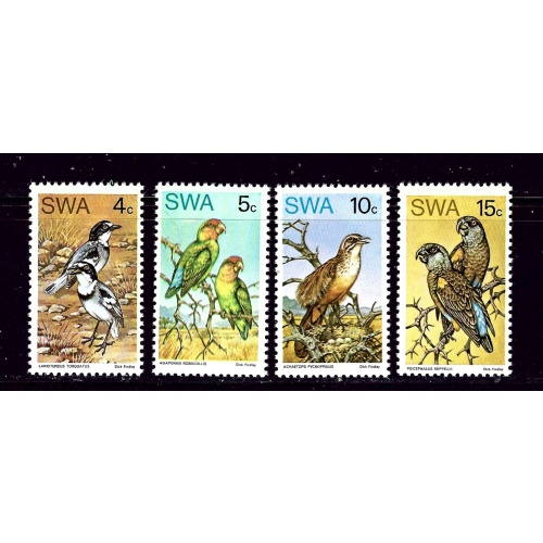 Southwest Africa 363-66 MNH 1974 Birds