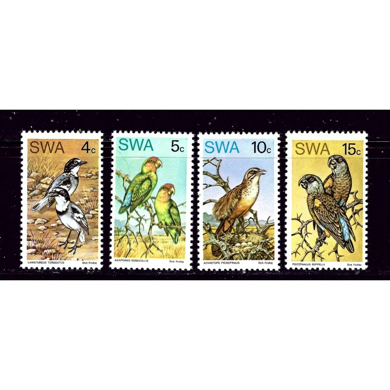 Southwest Africa 363-66 MNH 1974 Birds
