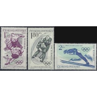 Czechoslovakia 1220-22 MNH 1964 Olympics (ak2543)