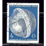 Chile C254 Used 1964 issue
