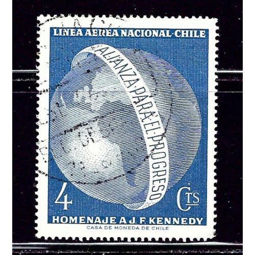 Chile C254 Used 1964 issue