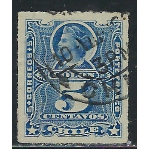 Chile 28 Used 1883 issue (fe7028)