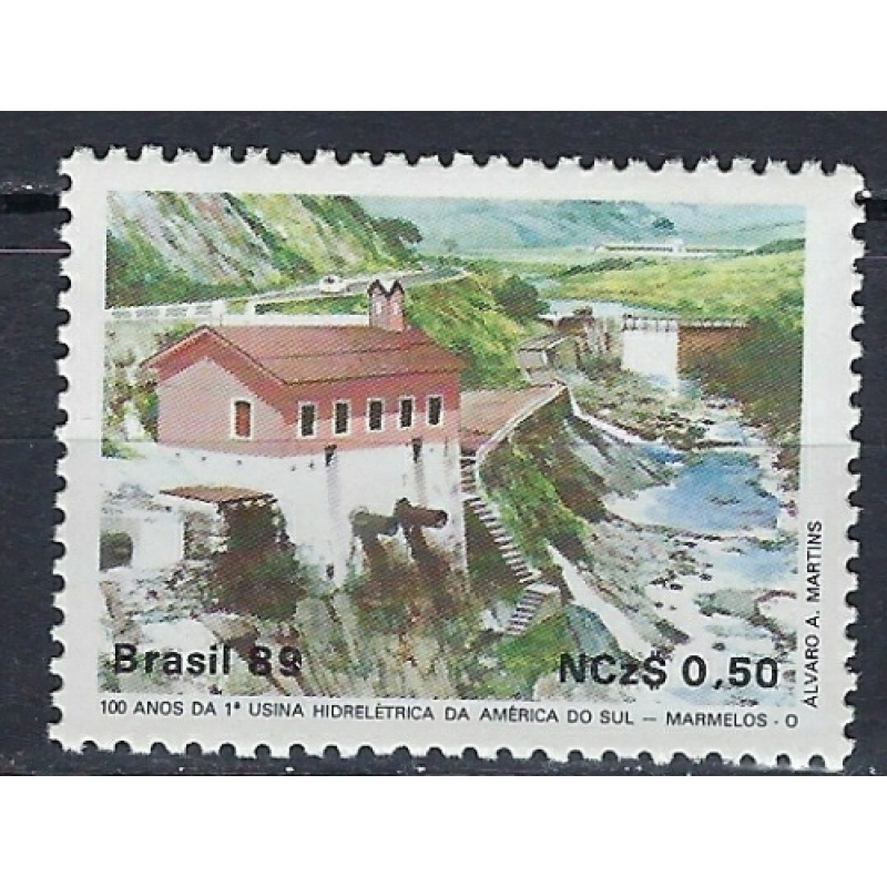 Brazil 2204 MNH 1989 Hydroelectric Station (ak1879)