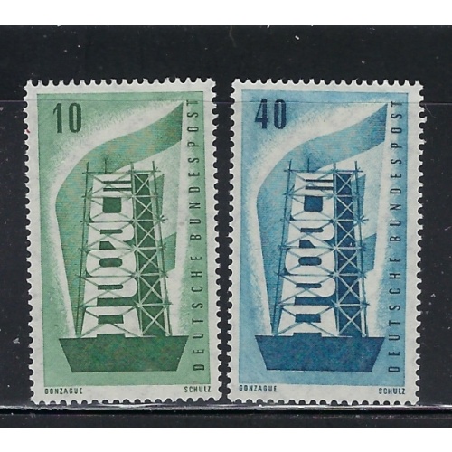 Germany 748-49 MLH 1956 Europa (fe7897)