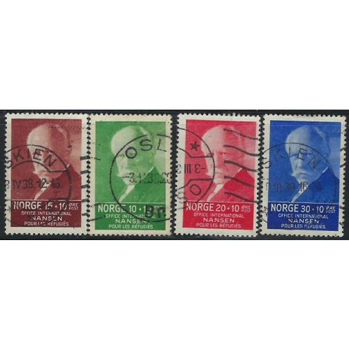 Norway B5-8 Used 1935 set (an1008)