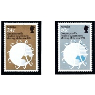Australia 814-15 MNH 1981 Glove    (ap5527)