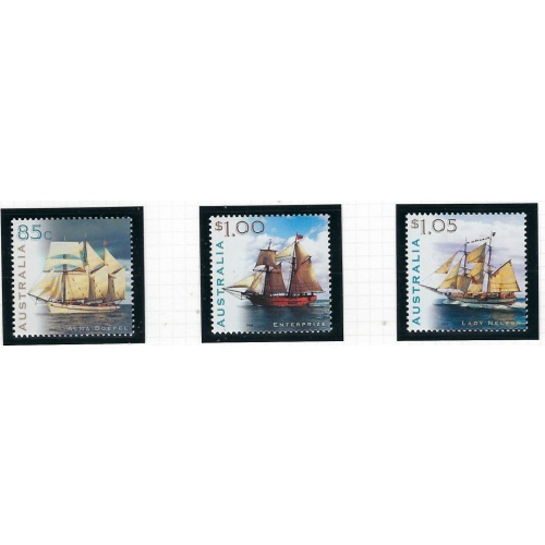 Australia 1730-32 MNH 1999 Part Set Sailing Ships (fe1344)