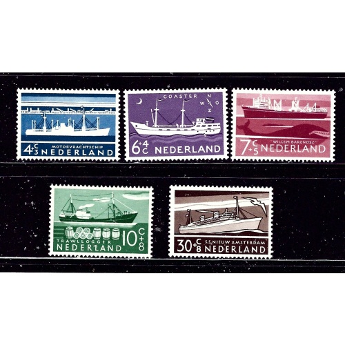 Netherlands B306-10 MH 1957 Ships