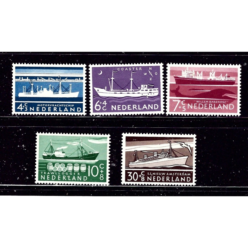 Netherlands B306-10 MH 1957 Ships