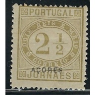 Azores P2 MH 1882 issue (fe7422)