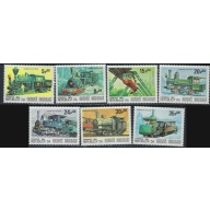 Guinea Bissau 619-25 MNH 1984 Locomotives (ak5520)
