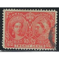 Canada 59 Used (?) 1897 issue / has full gum (fe2126)