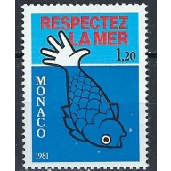 Monaco 1286 MNH 1981 issue (ak2821)
