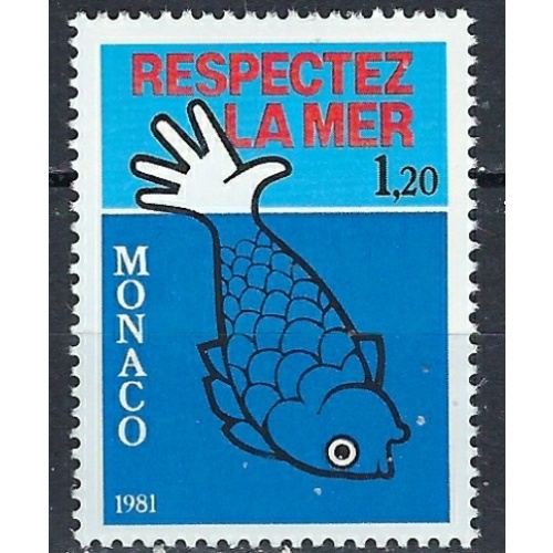 Monaco 1286 MNH 1981 issue (ak2821)