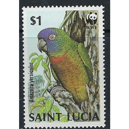 St Lucia 905 MNH 1987 Parrot (ak3247)