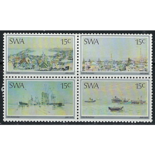 Southwest Africa 383b MNH 1975 block of 4 (an3854)