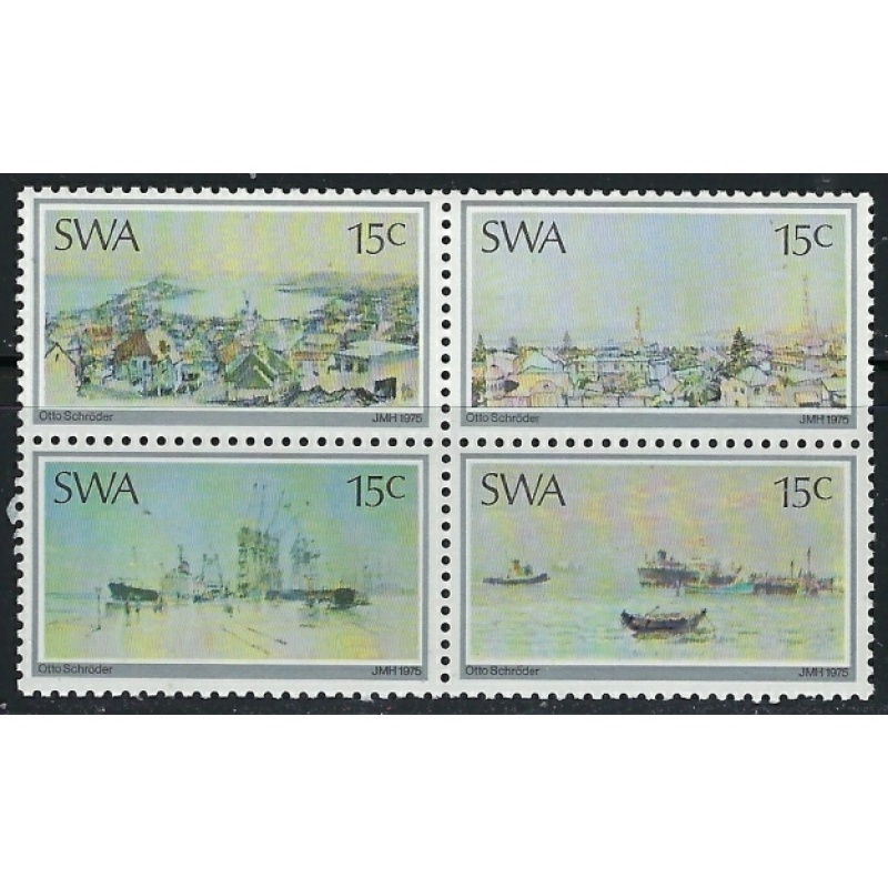 Southwest Africa 383b MNH 1975 block of 4 (an3854)