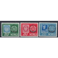 Norway 340-42 MNH 1955 Overprints (an7646)