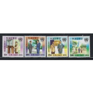 Nauru 232-35 MNH 1981 set (fe6366)