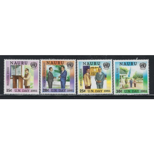 Nauru 232-35 MNH 1981 set (fe6366)