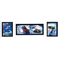 Australian Antarctic Terr L107-110 MNH 1998 Modes of Travel