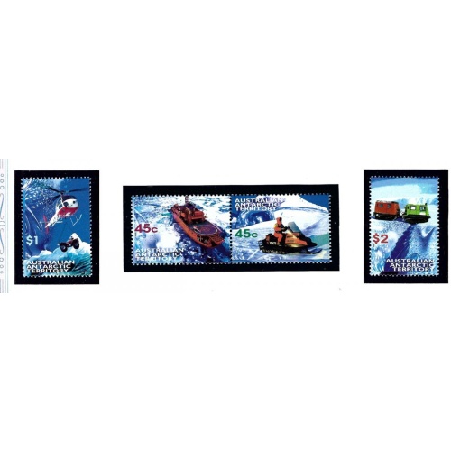 Australian Antarctic Terr L107-110 MNH 1998 Modes of Travel