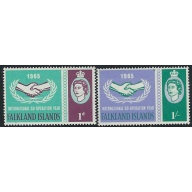 Falkland Is 156-57 MH 1965 set (an1037)