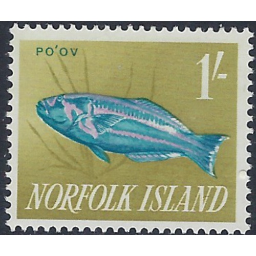 Norfolk Is 55 MNH 1962 Fish (ak6495)